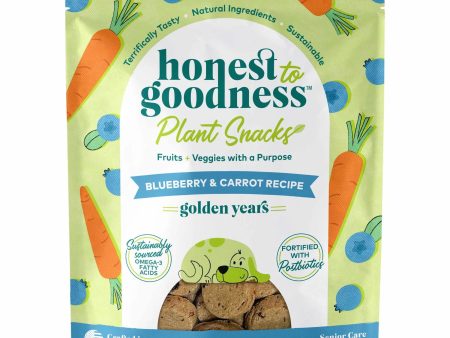 Honest To Goodness(TM) Plant Snacks Golden Years Blueberry & Carrot Recipe Dog Treats 8oz Online