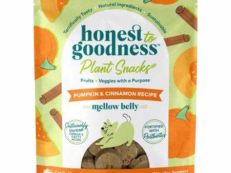 Honest To Goodness(TM) Plant Snacks Mellow Belly Pumpkin & Cinnamon Recipe Dog Treats 8oz For Discount