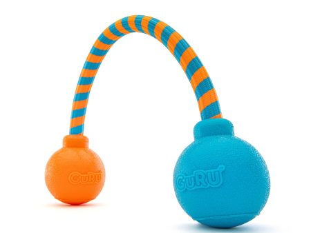 GURU Pet Company Squeaking Rope & Tug Dog Toy Medium For Cheap