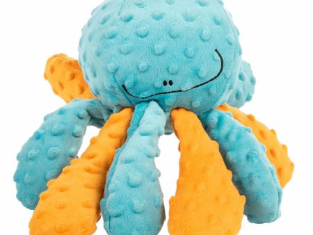 goDog Crazy Tugs Octopus Squeaky Plush Dog Toy Large Cheap