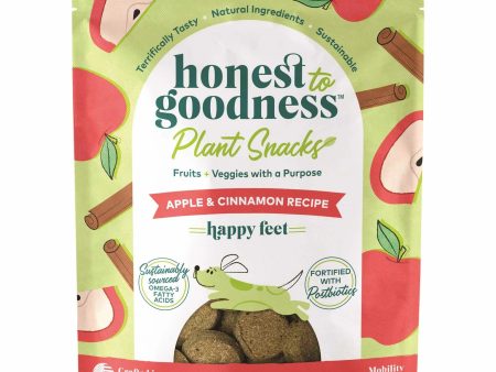 Honest To Goodness(TM) Plant Snacks Happy Feet Apple & Cinnamon Recipe Dog Treats 8oz Online Sale