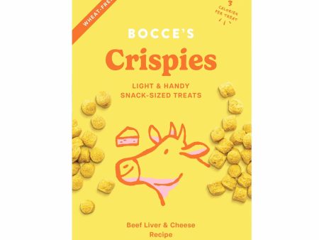 Bocce s Bakery Liver + Cheese Crispies Dog Treats 10oz Hot on Sale