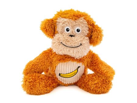 GURU Pet Company Soft Scents Monkey Plush Dog Toy Medium For Sale