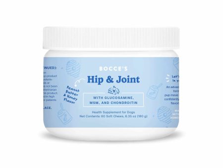 Bocce s Bakery Hip & Joint Soft Chew Dog Supplements 60 Count Cheap