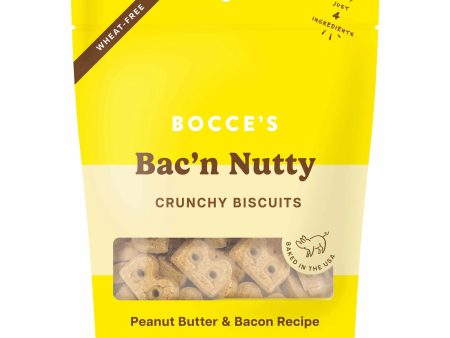 Bocce s Bakery Bac N Nutty Biscuit Bags Dog Treats 5oz on Sale