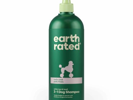 Earth Rated 3 in 1 Dog Shampoo Curly Coat 16oz Hot on Sale