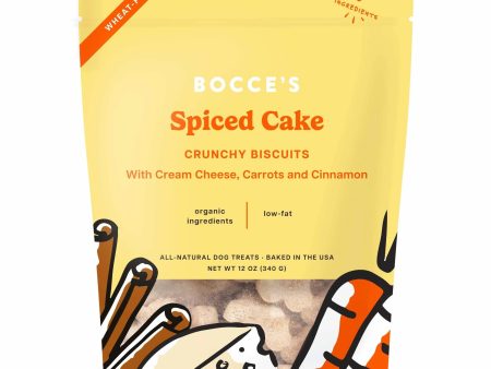 Bocce s Bakery Spiced Cake Small Batch Biscuits Dog Treats 12oz For Cheap