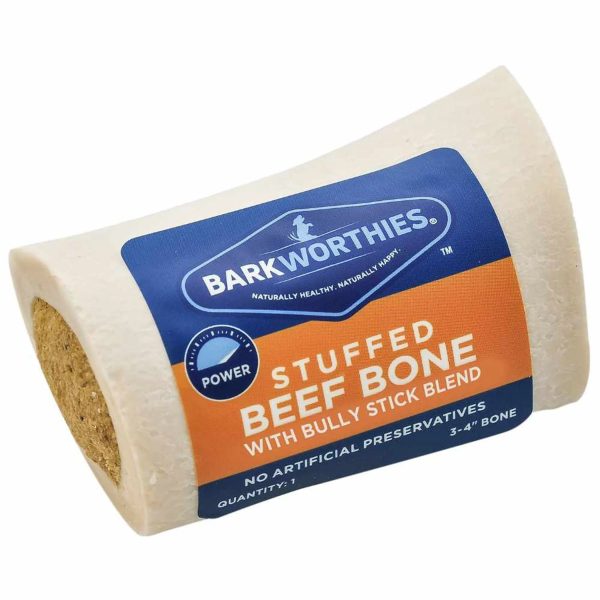 Barkworthies 3-4  Shin Bone Stuffed Supply