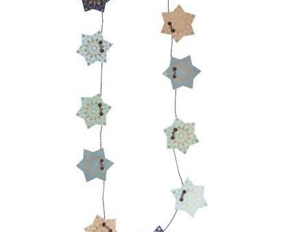 6 POINT STAR GARLAND Online now