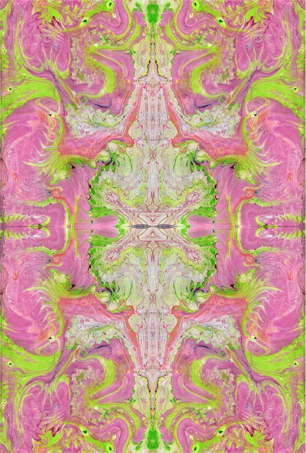 Pink Green Arabesque Online