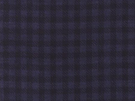 Wool and Needles IV Flannels - Denim Blue 1191F-12 Cheap