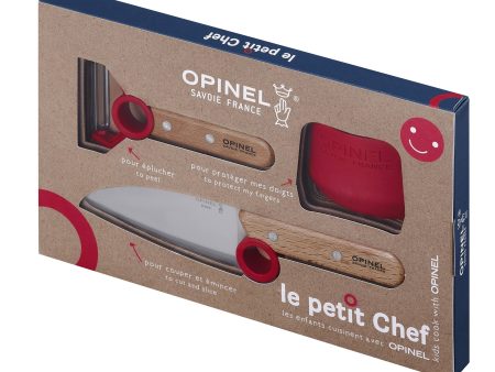 Le Petit Chef 3pc Knife Set (New Colors): Navy Online Sale