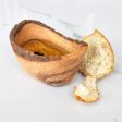 Rustic Olive Wood Dipping Bowl Online