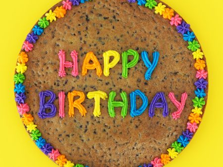 Birthday Lifestyle Cookie Cake For Cheap