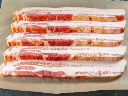 Applewood Smoked Bacon 1 2  Thick, 1lb, Duroc Pork For Cheap