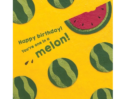 ONE MELON BIRTHDAY CARD Hot on Sale