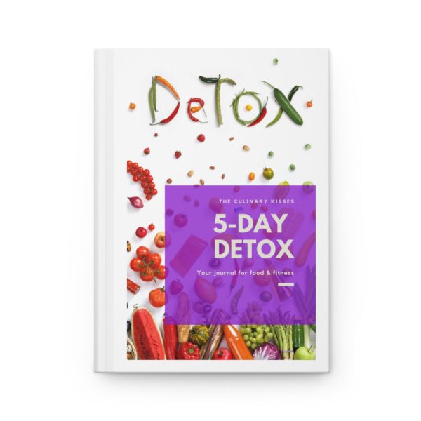 Culinary Kisses 5-Day Detox Hardcover Journal Matte Cheap