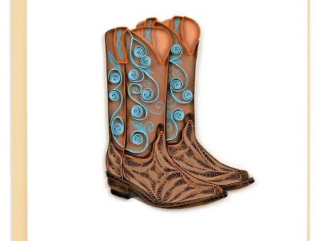 COWBOY BOOTS CARD Sale