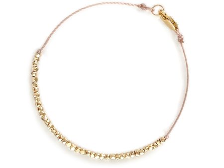 Nugget Bead Bracelet in 9 carat gold Fashion