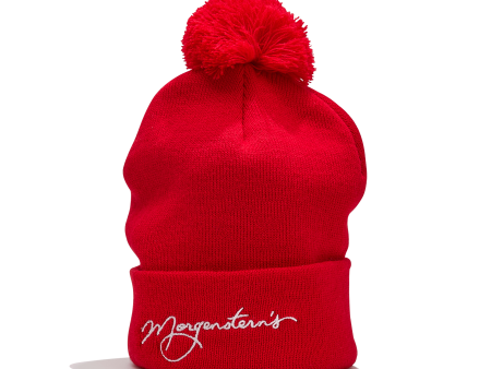 Red Pom Pom Beanie Online Sale