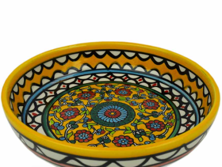 YELLOW FLORAL BOWL Online Hot Sale