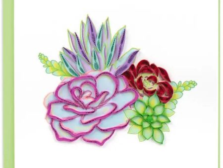 VIBRANT SUCCULENTS CARD For Discount