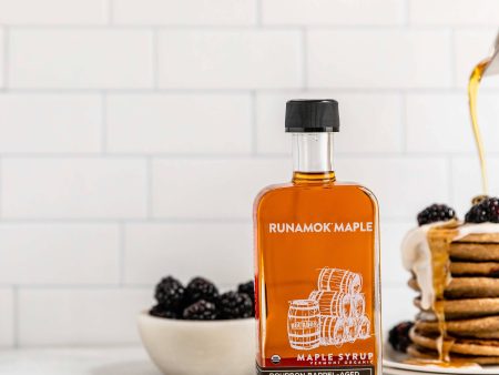 Best Selling Bourbon Barrel-Aged Organic Vermont Maple Syrup Supply