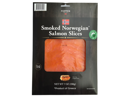 Foppen Smoked Norwegian Salmon Slices, 7oz For Cheap