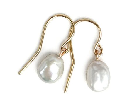 Freshwater Pearl Small Drop Earrings Sale