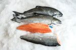 King Salmon, Whole, 7-8 LB Fish,  Sustainably Farmed, Pacific, Lions Gate Fisheries on Sale