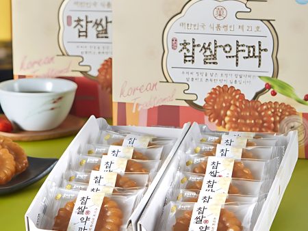 HOJEONG-GA Korean Traditional Glutinous Rice Yakgwa 14pack 490g Online