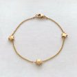 Little Heart or Little Star Bracelet in Solid Gold For Discount