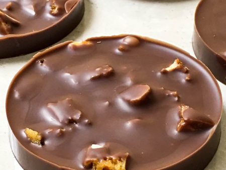 Milk Chocolate Peanut Brittle Mendiant Online Sale