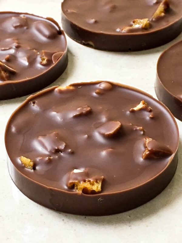 Milk Chocolate Peanut Brittle Mendiant Online Sale