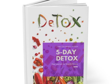 Culinary Kisses 5-Day Detox Hardcover Journal Matte Cheap