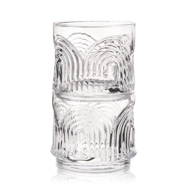 Rainbow Crystal Tumblers (Set of 2) Online now