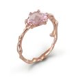 Twig Engagement Ring with Rose Cut Ceylon Sapphire Cheap