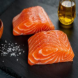 King Salmon, Whole, 7-8 LB Fish,  Sustainably Farmed, Pacific, Lions Gate Fisheries on Sale