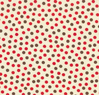 Funky Monkey Dots - Brown Red 15073-17 Online Sale