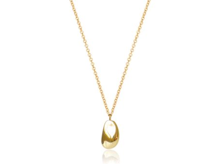 Paradiso Solid Gold Pebble Charm Online Sale