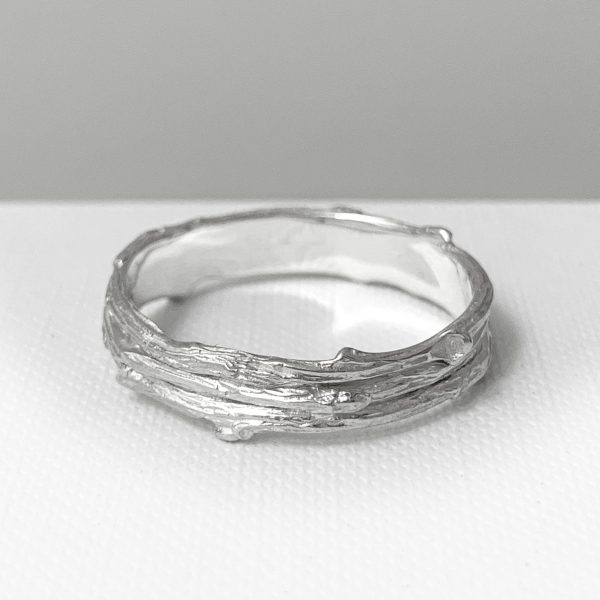 Willow Twig Triple Branch Ring in Sterling Silver Fashion