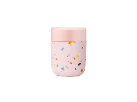 Reusable Ceramic Mug: Terrazzo Blush   12 oz For Discount