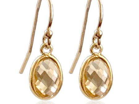 Citrine Drop Earrings Sale