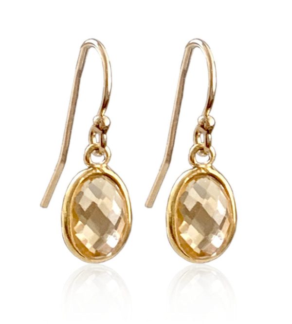 Citrine Drop Earrings Sale