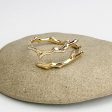 Twig Band Open Overlap Ring in Solid Gold Online Hot Sale