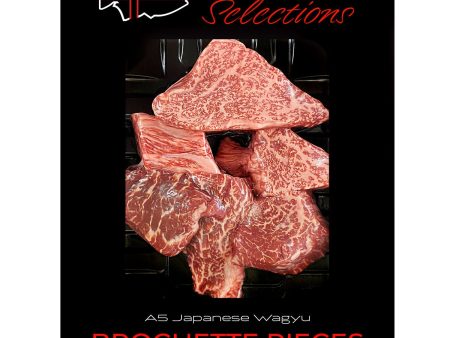 A5 Japanese Wagyu Brochette Pieces | From Filet Mignon (8oz portion) Online Hot Sale