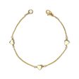 Little Heart or Little Star Bracelet in Solid Gold For Discount