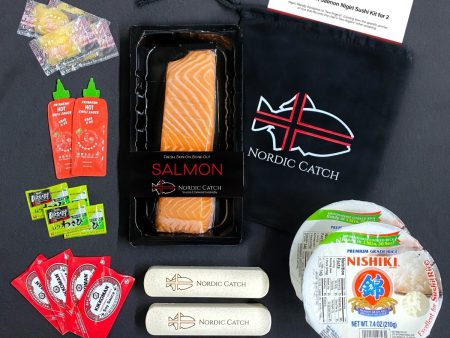 Perfect Salmon Nigiri Sushi Kit for 2 Supply