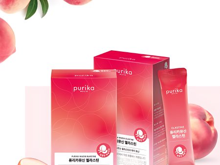 PURIKA MUCIN Elastin Sweet Peach Flavor 20g*10pack Supply