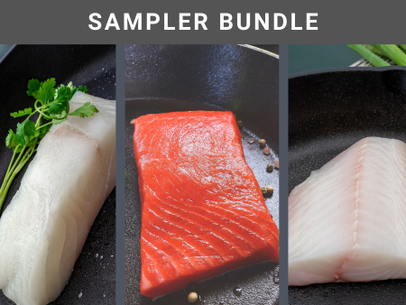 Sampler Bundle (Halibut Sablefish Salmon) on Sale